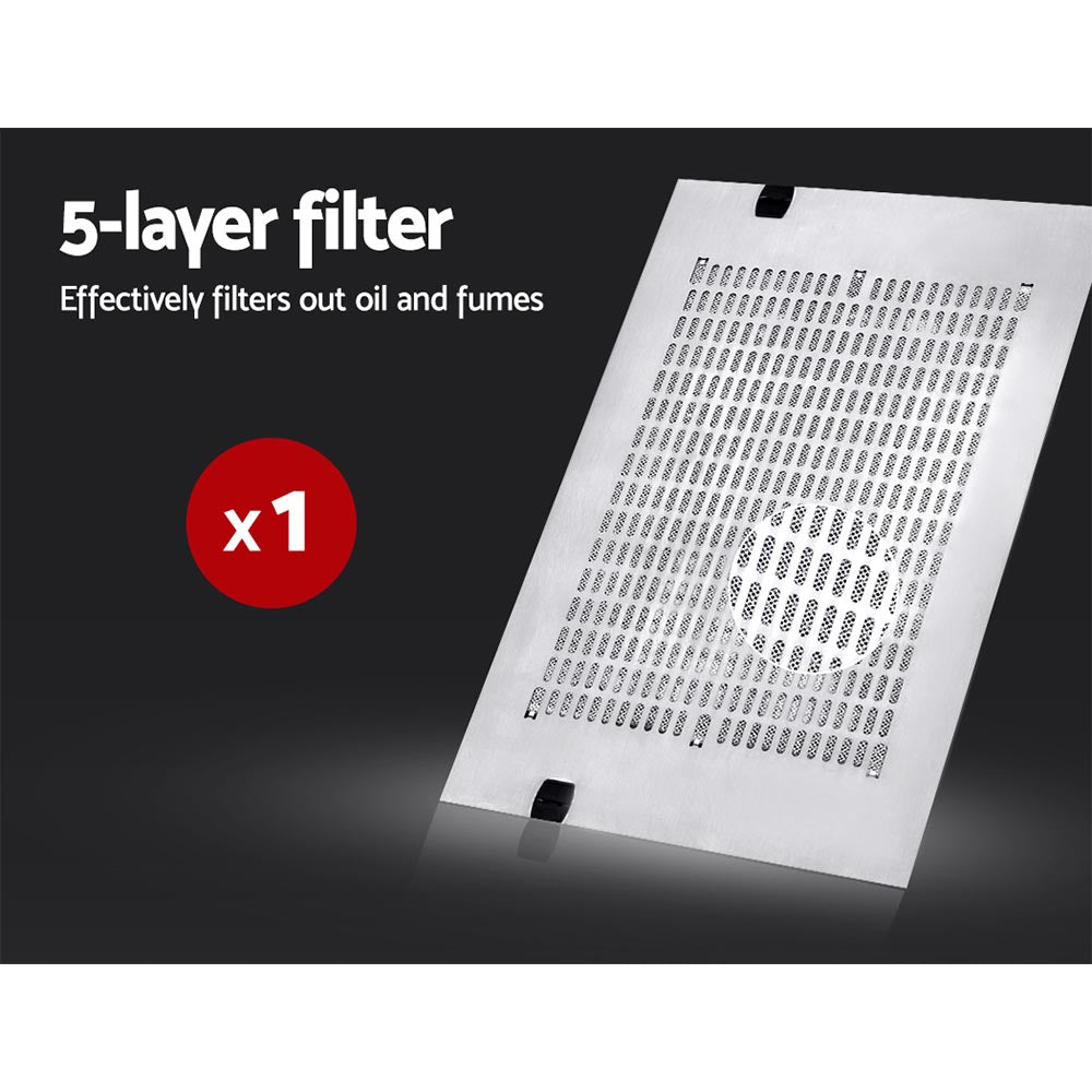 600mm Range Hood 60cm Rangehood Stainless Steel - Appliances > Kitchen Appliances > Cooking Ranges - Rivercity House & Home Co. (ABN 18 642 972 209) - Affordable Modern Furniture Australia