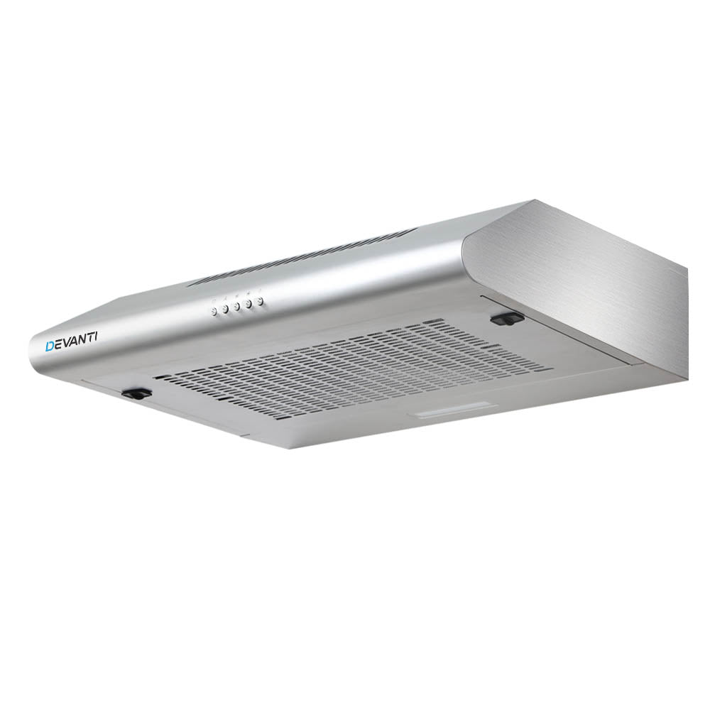 600mm Range Hood 60cm Rangehood Stainless Steel - Appliances > Kitchen Appliances > Cooking Ranges - Rivercity House & Home Co. (ABN 18 642 972 209) - Affordable Modern Furniture Australia