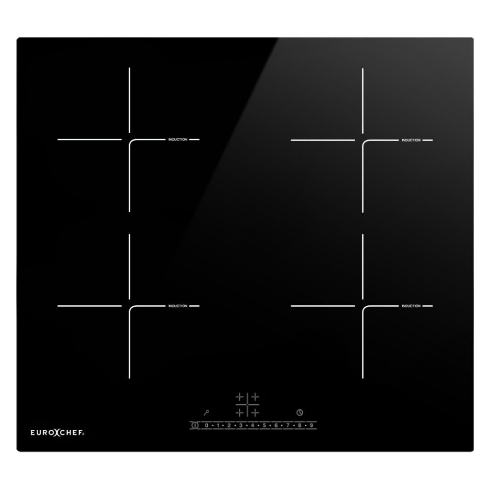 60cm 4 Zone Induction Cooktop, 6800W Electric, Touch Controls - Appliances > Kitchen Appliances > Cooktops & Stoves - Rivercity House & Home Co. (ABN 18 642 972 209) - Affordable Modern Furniture Australia