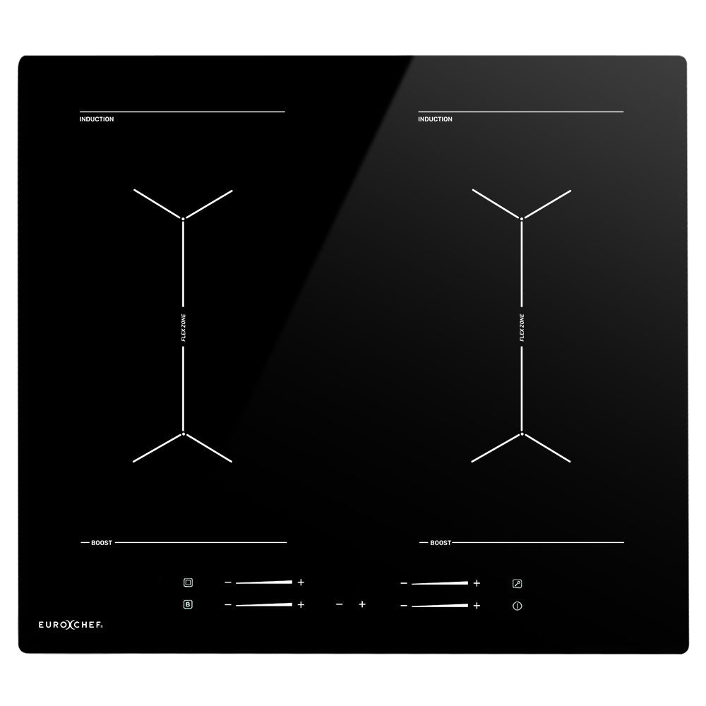 60cm 4 Zone Induction Cooktop, 7200W Electric, Dual Link Bridged Zone Hobs, Touch Controls - Appliances > Kitchen Appliances > Cooktops & Stoves - Rivercity House & Home Co. (ABN 18 642 972 209) - Affordable Modern Furniture Australia