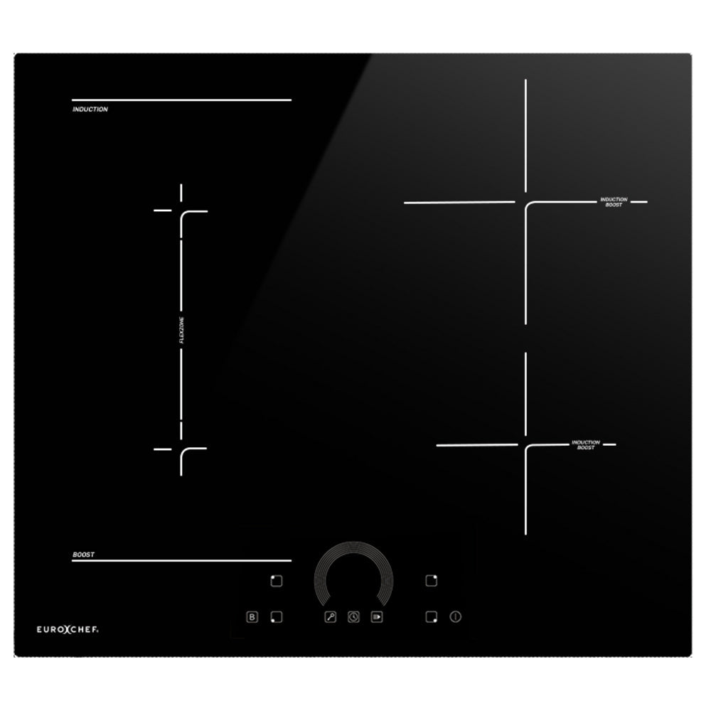 60cm 4 Zone Induction Cooktop, 7200W Electric, FlexZone Function, Touch Controls - Appliances > Kitchen Appliances > Cooktops & Stoves - Rivercity House & Home Co. (ABN 18 642 972 209) - Affordable Modern Furniture Australia