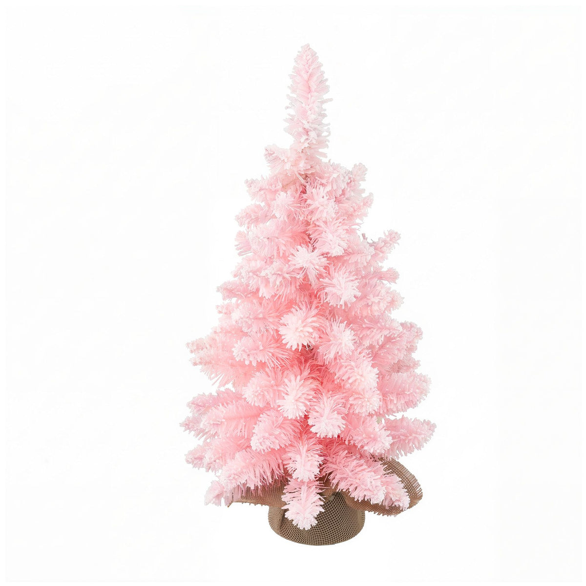 60cm Flocked Pink Christmas Tree Mini Tabletop Xmas Tree - Occasions > Christmas > Christmas Trees - Rivercity House & Home Co. (ABN 18 642 972 209) - Affordable Modern Furniture Australia