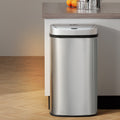 60L Motion Sensor Automatic Rubbish Bin - Silver