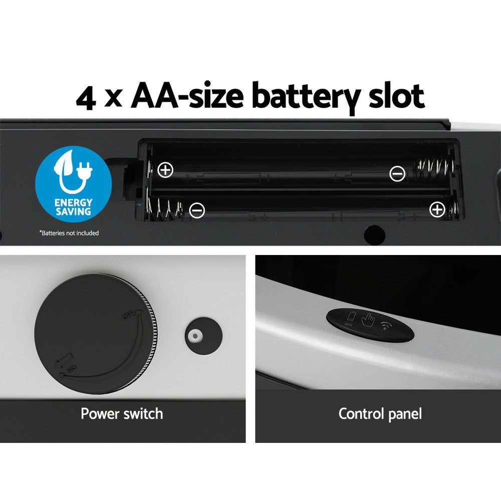 60L Sensor Bin Motion Rubbish Automatic Silver - Home & Garden > Kitchen Bins > Automatic Bins - Rivercity House & Home Co. (ABN 18 642 972 209) - Affordable Modern Furniture Australia