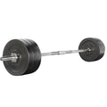68kg Barbell Set with 168cm Barbell Bar - Rubber Coated