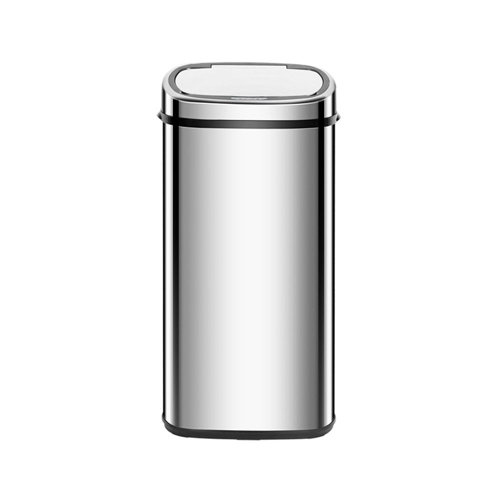 68L Motion Sensor Bin Rubbish Automatic Silver - Home & Garden > Kitchen Bins > Automatic Bins - Rivercity House & Home Co. (ABN 18 642 972 209) - Affordable Modern Furniture Australia