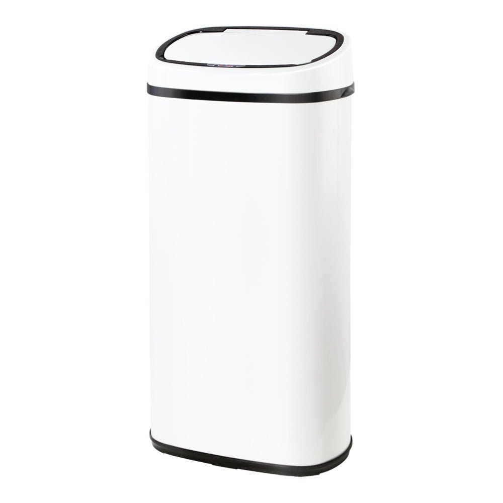 68L Motion Sensor Bin Rubbish Automatic White - Home & Garden > Kitchen Bins > Automatic Bins - Rivercity House & Home Co. (ABN 18 642 972 209) - Affordable Modern Furniture Australia