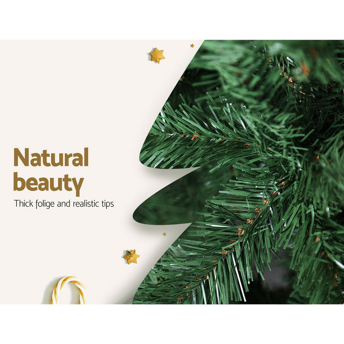 6FT / 1.8M Slim Christmas Tree - 300 Tips - Space-Saving Design - Green - Occasions - Rivercity House & Home Co. (ABN 18 642 972 209) - Affordable Modern Furniture Australia