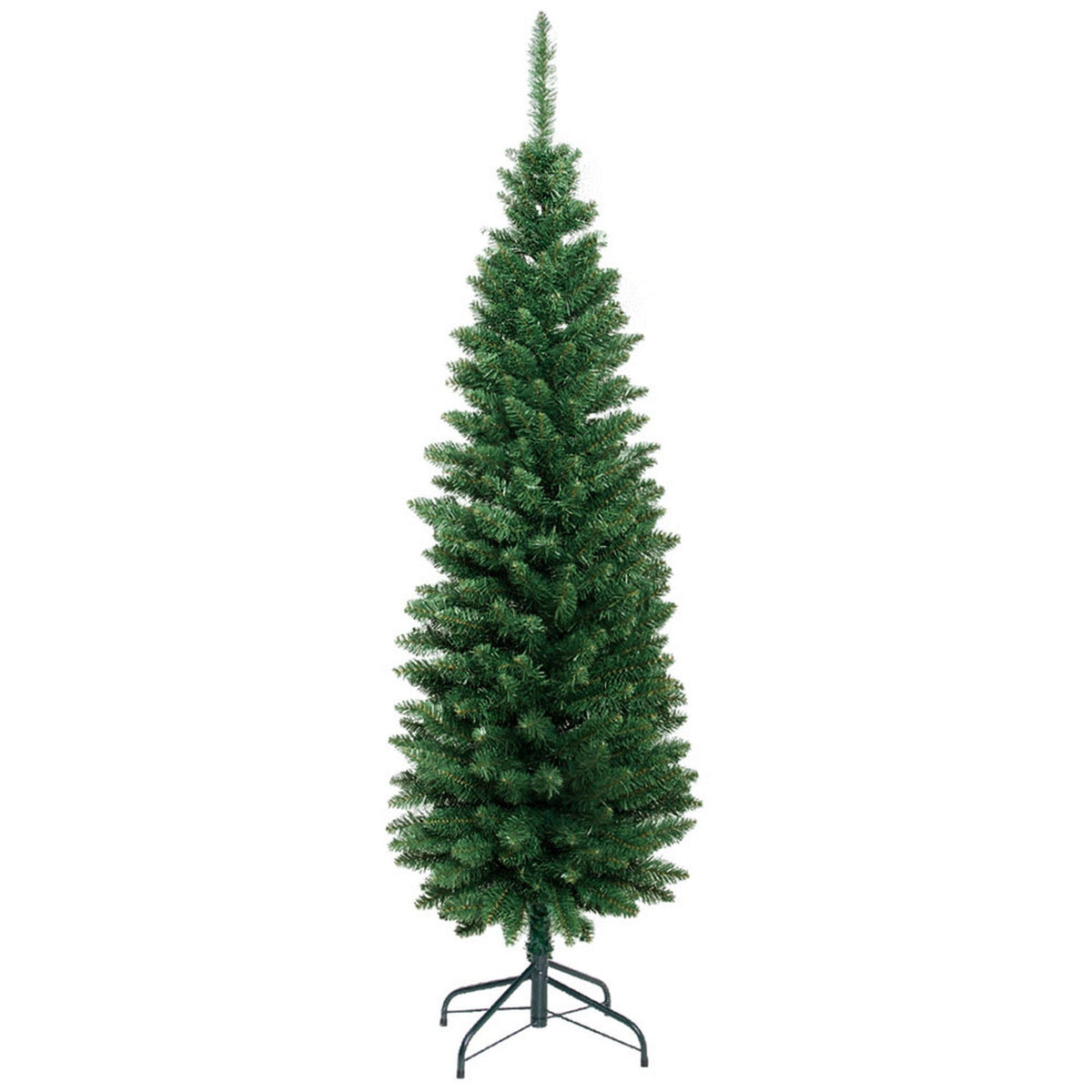 6FT / 1.8M Slim Christmas Tree - 300 Tips - Space-Saving Design - Green - Occasions - Rivercity House & Home Co. (ABN 18 642 972 209) - Affordable Modern Furniture Australia