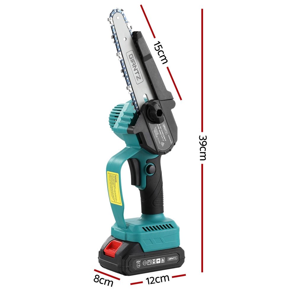 6inch Mini Cordless Electric Chainsaw Rechargeable Wood Cutter - Tools > Power Tools - Rivercity House & Home Co. (ABN 18 642 972 209) - Affordable Modern Furniture Australia