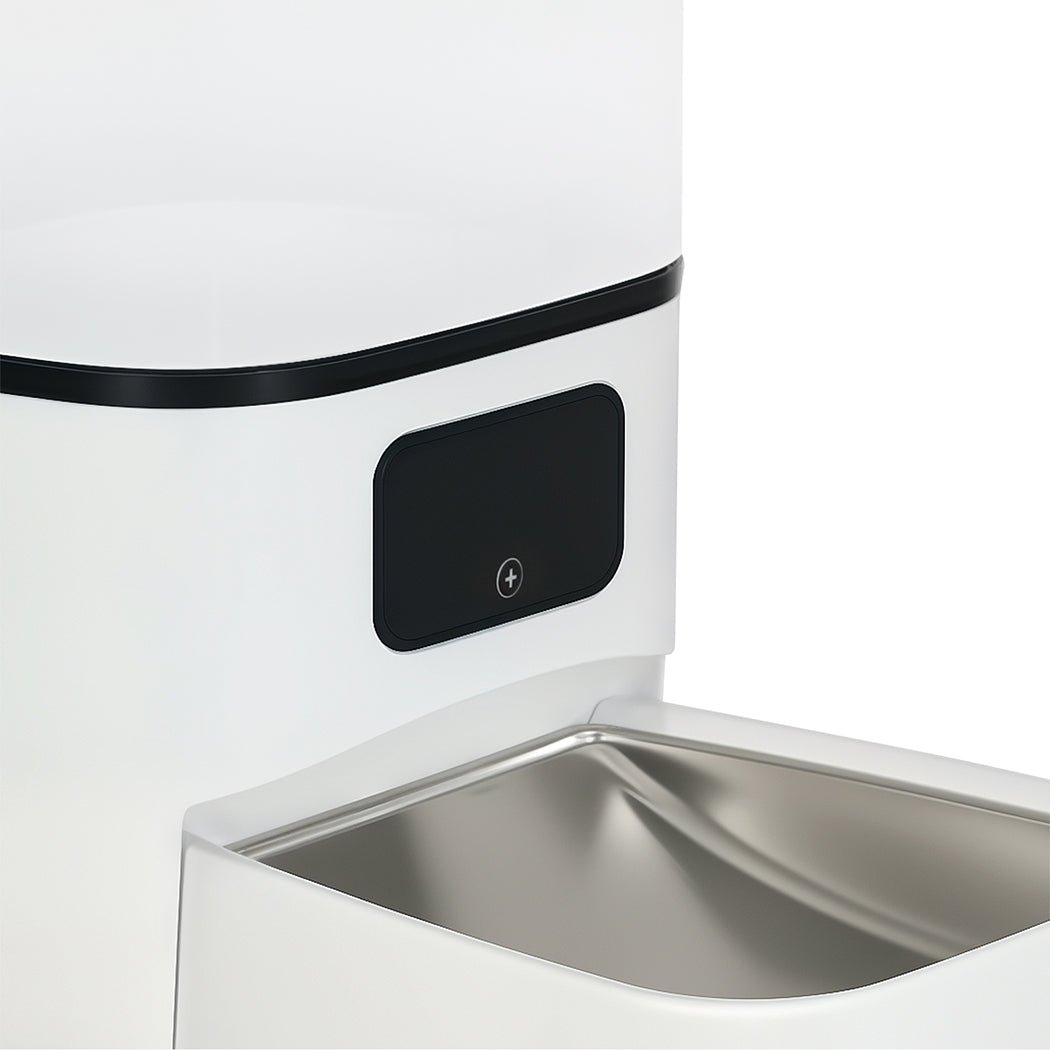 6L Automatic 2 Bowl Pet Food Dispenser with WiFi App Control - White - Rivercity House & Home Co. (ABN 18 642 972 209) - Affordable Modern Furniture Australia