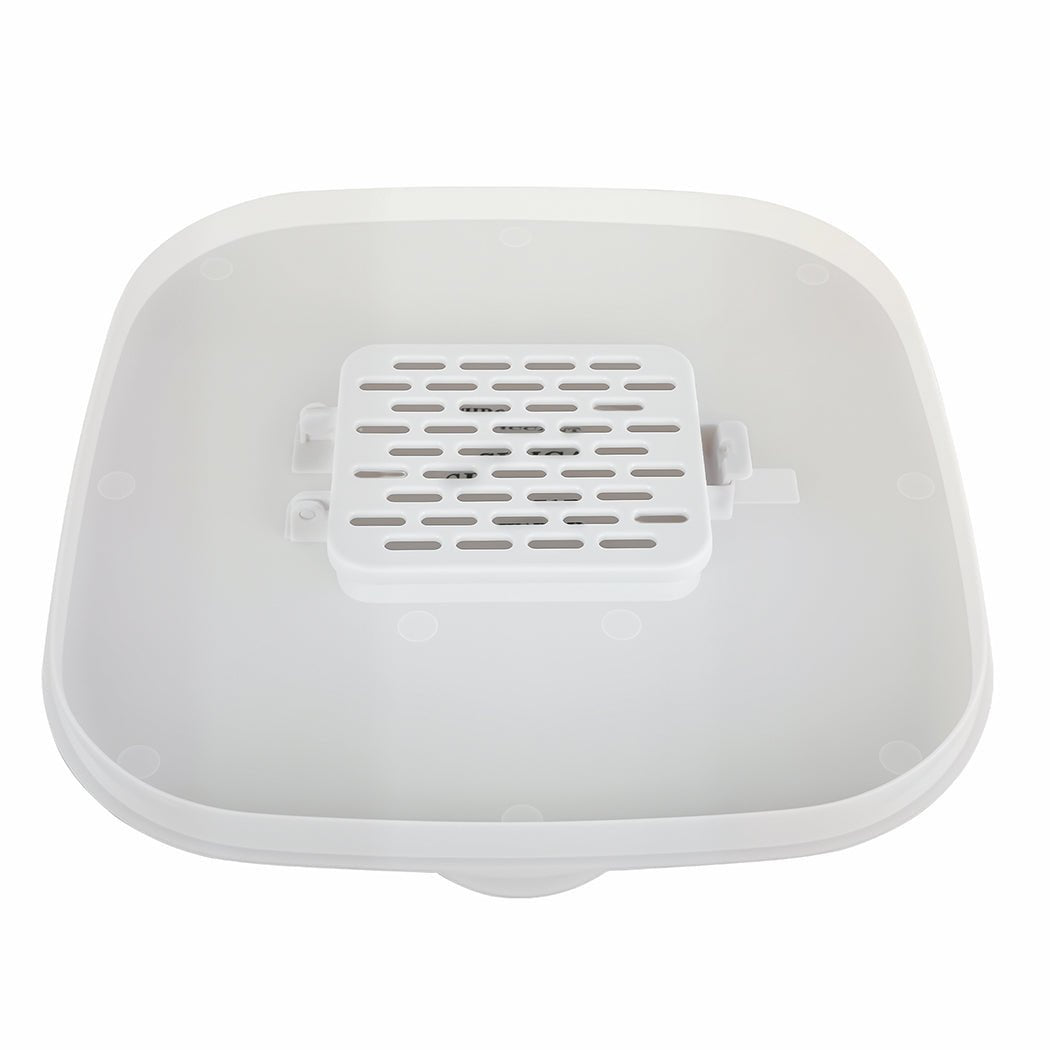 6L Automatic Dual Bowl Pet Feeder with WiFi App Control - White - Rivercity House & Home Co. (ABN 18 642 972 209) - Affordable Modern Furniture Australia