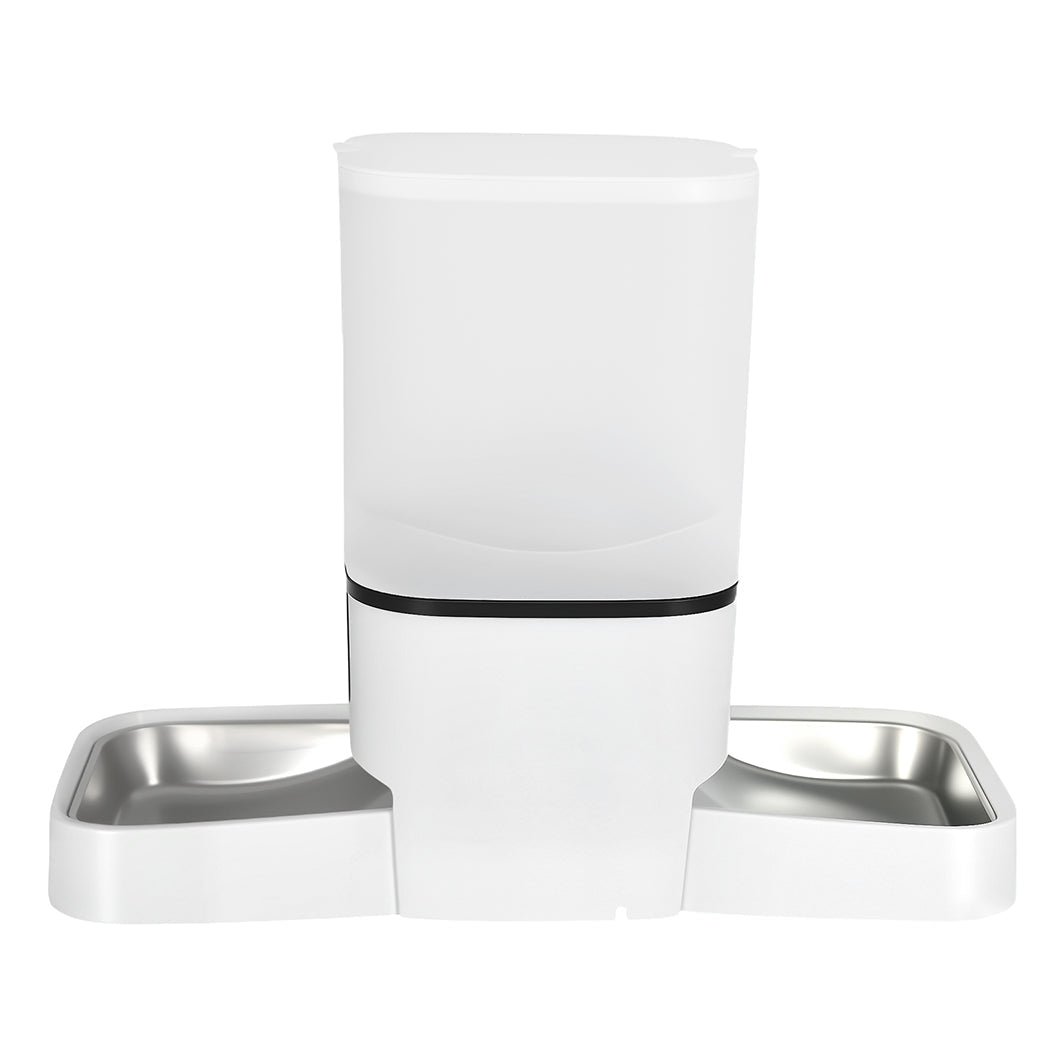 6L Automatic Dual Bowl Pet Feeder with WiFi App Control - White - Rivercity House & Home Co. (ABN 18 642 972 209) - Affordable Modern Furniture Australia