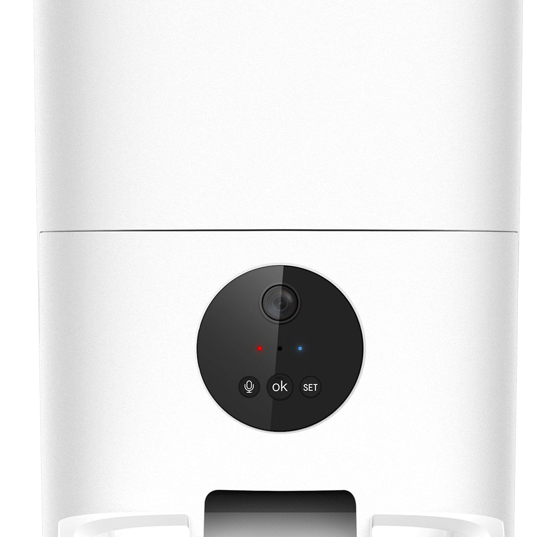 6L Automatic Pet Feeder with 1080P Camera and WiFi - White - Rivercity House & Home Co. (ABN 18 642 972 209) - Affordable Modern Furniture Australia