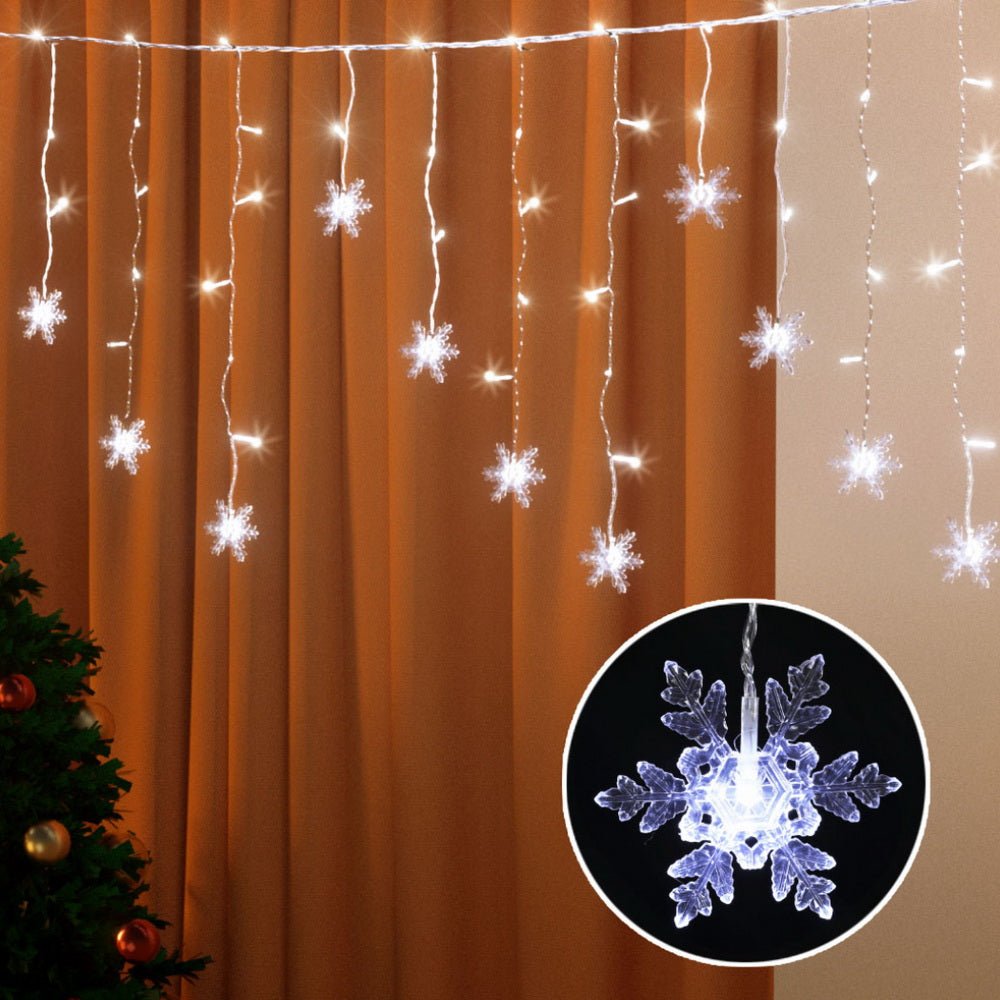 6M Christmas Icicle Lights String Light 160 LED Solar Powered Cold - Occasions > Christmas > Outdoor Decorations & Lights - Rivercity House & Home Co. (ABN 18 642 972 209) - Affordable Modern Furniture Australia