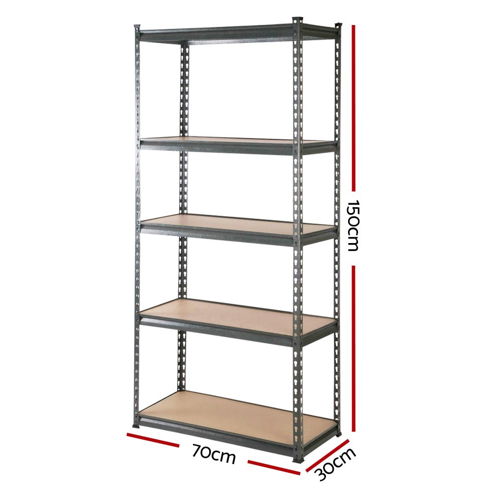 6X1.5M Garage Shelving Warehouse Rack Pallet Racking Storage Shelves - Tools > Tools Storage > Wall Storage Racks - Rivercity House & Home Co. (ABN 18 642 972 209) - Affordable Modern Furniture Australia