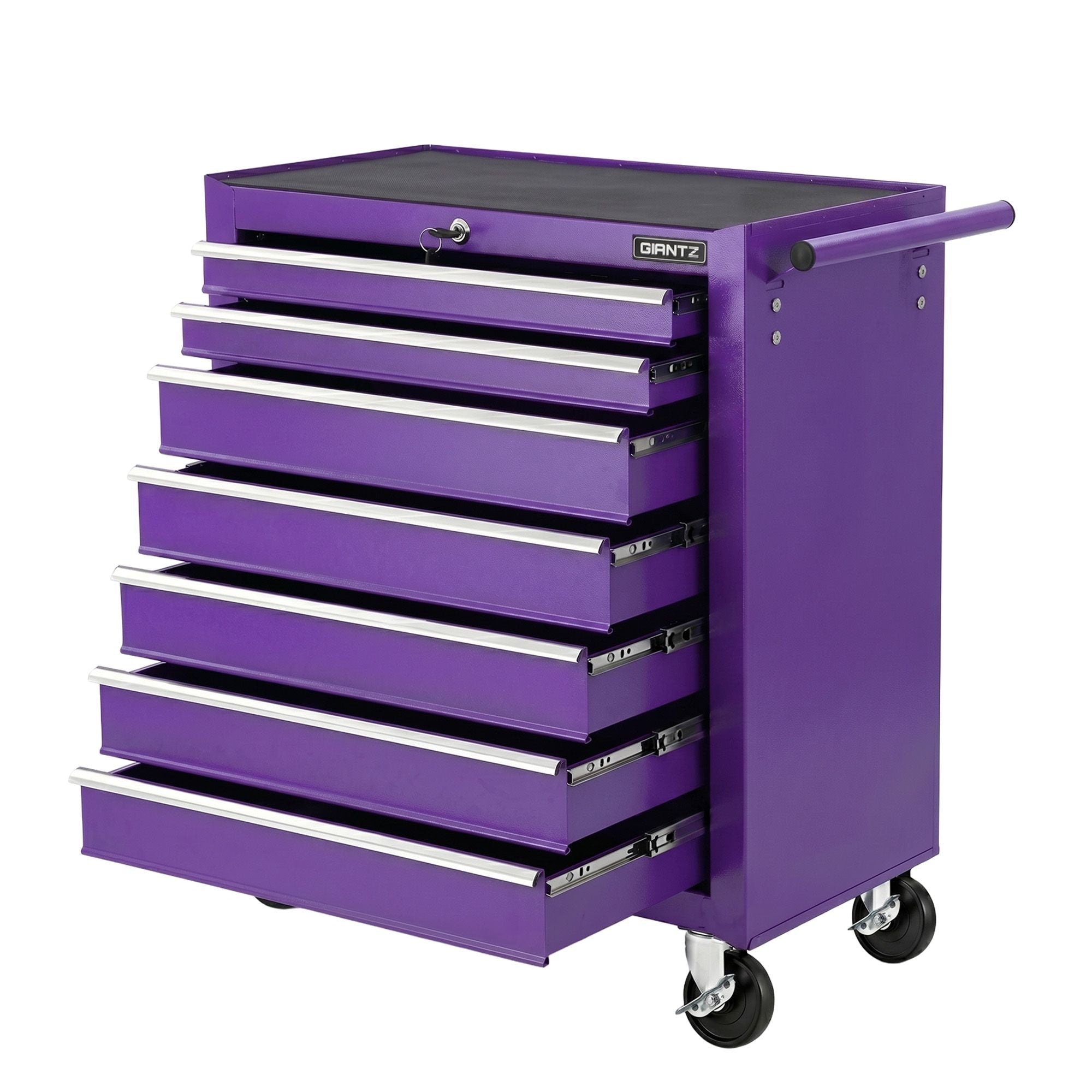 7-Drawer Tool Chest Trolley Cabinet Toolbox Heavy Duty Garage Storage Organiser Purple - Tools > Tools Storage > Tool Boxes - Rivercity House & Home Co. (ABN 18 642 972 209) - Affordable Modern Furniture Australia
