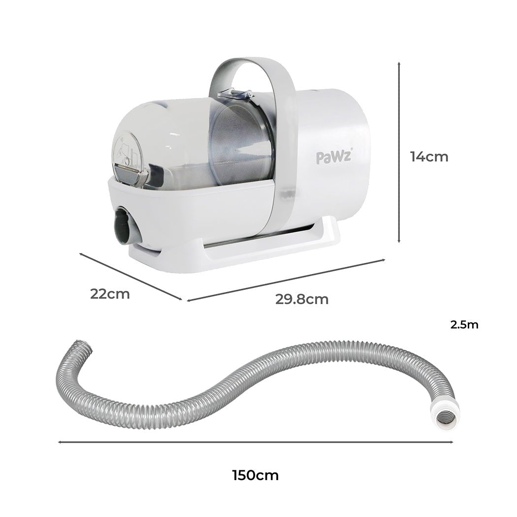 7 - in - 1 Pet Grooming Kit with Vacuum Hair Remover and Dryer - White - Rivercity House & Home Co. (ABN 18 642 972 209) - Affordable Modern Furniture Australia