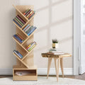 7 Tier Natural Tree Bookcase