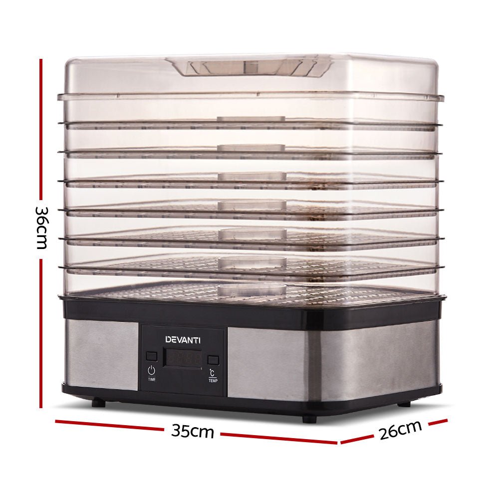 7 Trays Food Dehydrator - Appliances > Kitchen Appliances > Food Dehydrators - Rivercity House & Home Co. (ABN 18 642 972 209) - Affordable Modern Furniture Australia