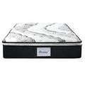 7 Zone Medium Firm King Pocket Spring Mattress - White and Black