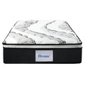 7 Zone Medium Firm Single Pocket Spring Mattress - White and Black
