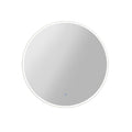 70cm LED Frameless Round Wall Mirror With Light