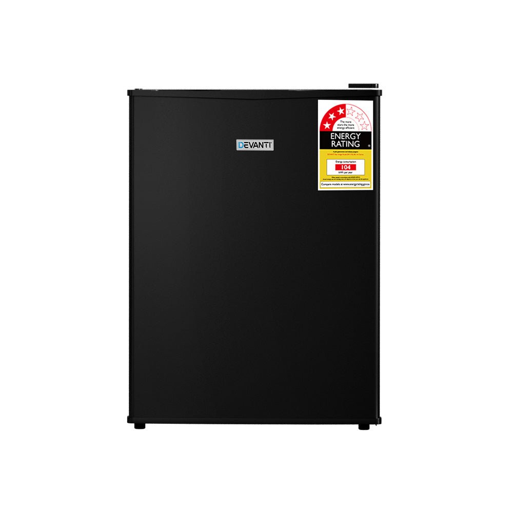 70L Bar Fridge Black - Appliances > Fridges & Freezers > Fridges - Rivercity House & Home Co. (ABN 18 642 972 209) - Affordable Modern Furniture Australia