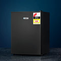 70L Portable Bar Fridge with Twin Temperature Zones - Black