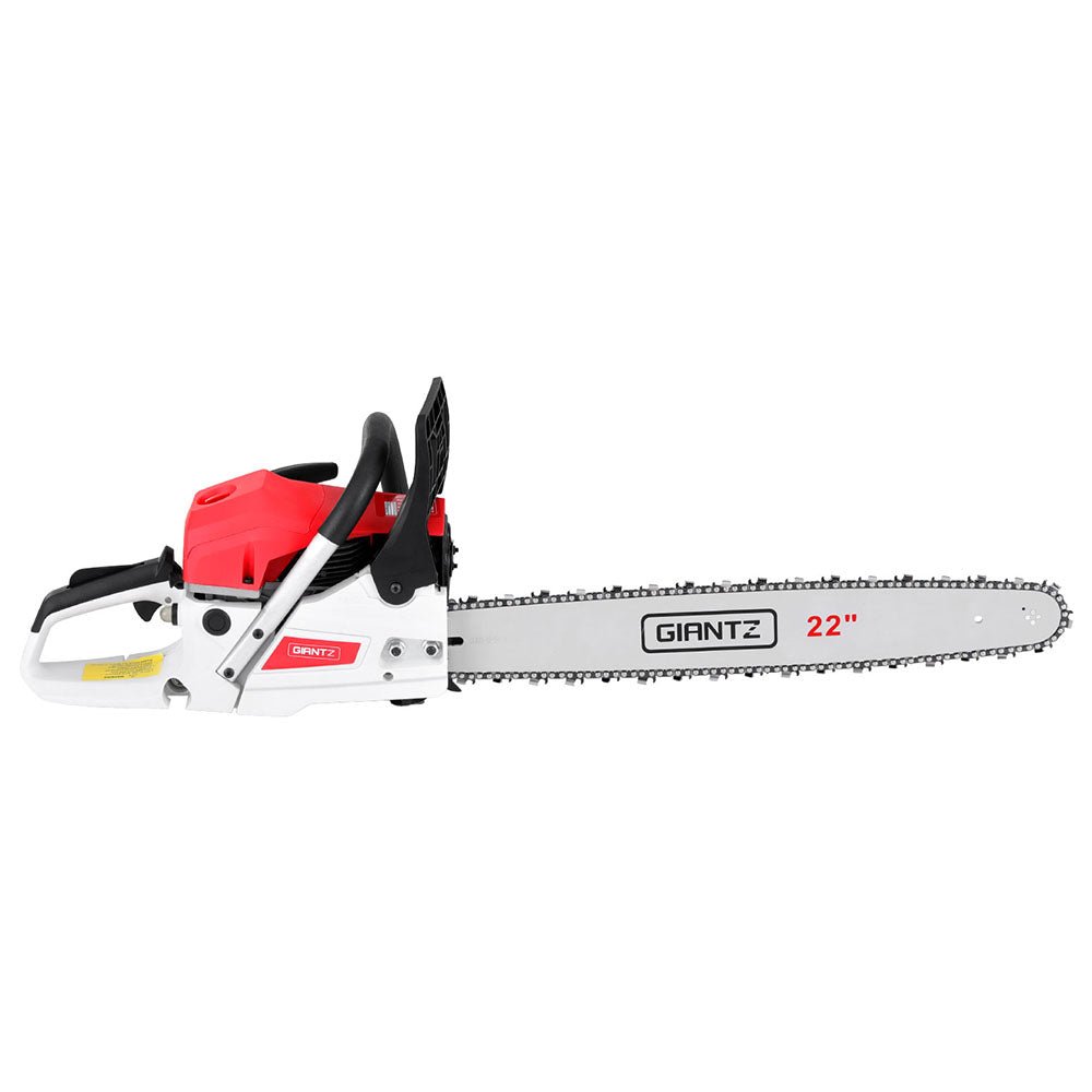 74cc Petrol Chainsaw 22inch Bar E - Start Tree Pruning Chain Saw - Tools > Power Tools - Rivercity House & Home Co. (ABN 18 642 972 209) - Affordable Modern Furniture Australia