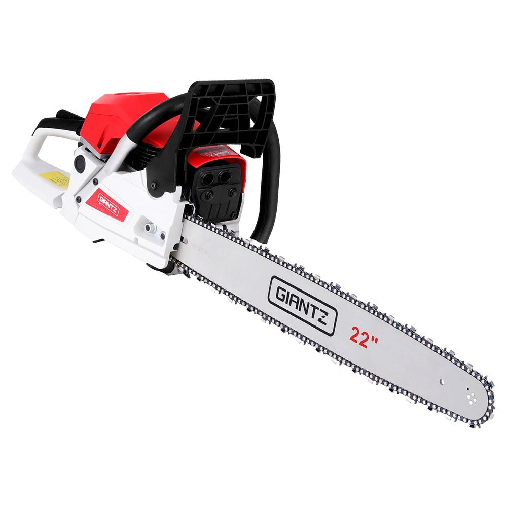 74cc Petrol Chainsaw 22inch Bar E - Start Tree Pruning Chain Saw - Tools > Power Tools - Rivercity House & Home Co. (ABN 18 642 972 209) - Affordable Modern Furniture Australia