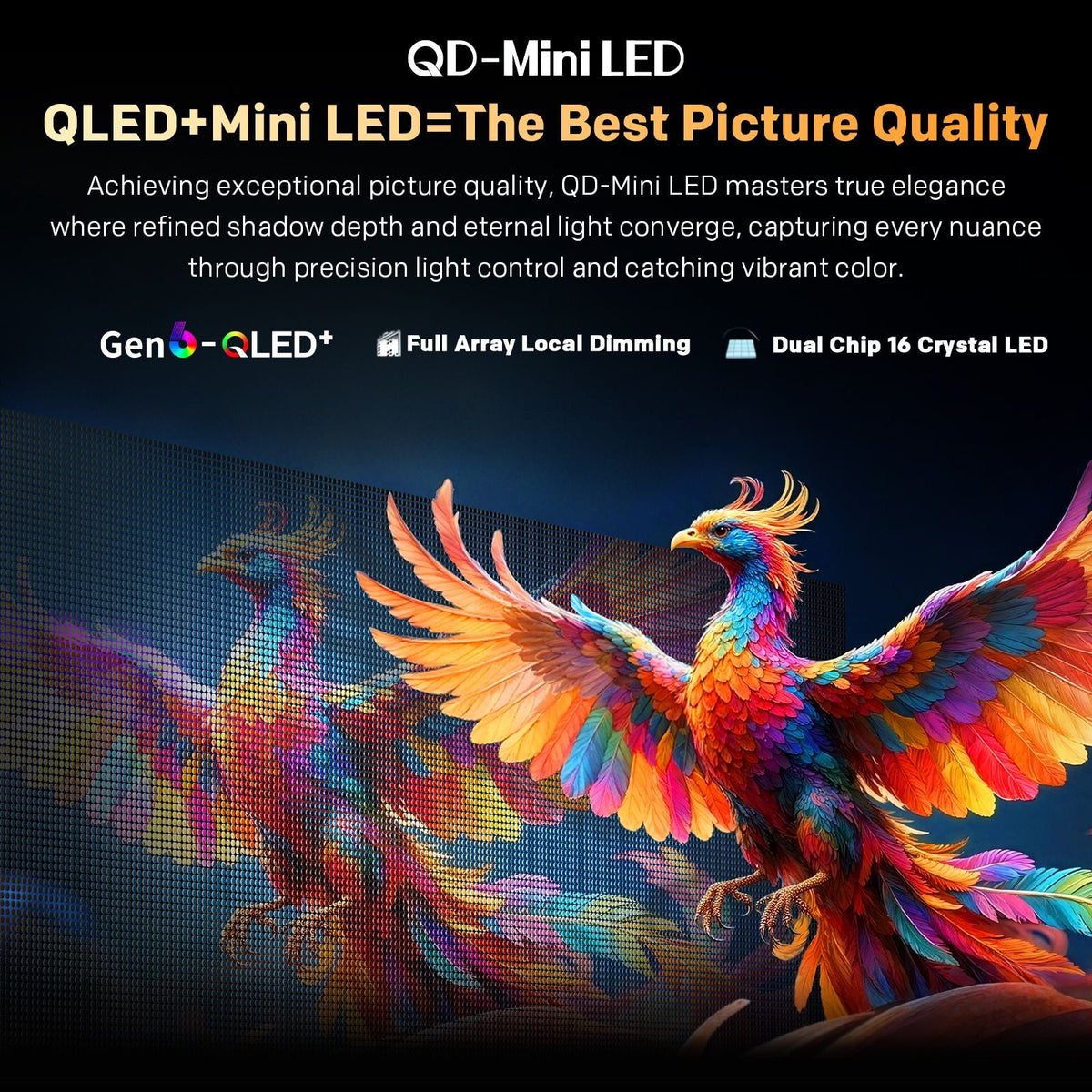 75-inch QD-Mini LED 4K Smart TV with Google TV, 120Hz, Dolby Vision & Atmos, 30W Speakers - Appliances > TV > TVs & Accessories - Rivercity House & Home Co. (ABN 18 642 972 209) - Affordable Modern Furniture Australia