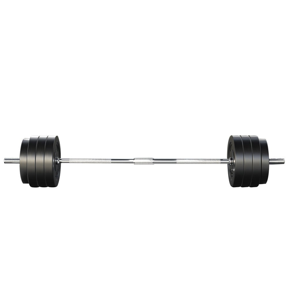 78kg Barbell Set with 168cm Barbell Bar and Weight Plates - Rubber - Sports & Fitness > Exercise, Gym & Fitness > Exercise Benches - Rivercity House & Home Co. (ABN 18 642 972 209) - Affordable Modern Furniture Australia