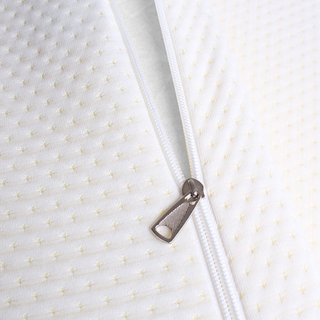 7cm King Memory Foam Mattress Topper with Protector - White - Rivercity House & Home Co. (ABN 18 642 972 209) - Affordable Modern Furniture Australia