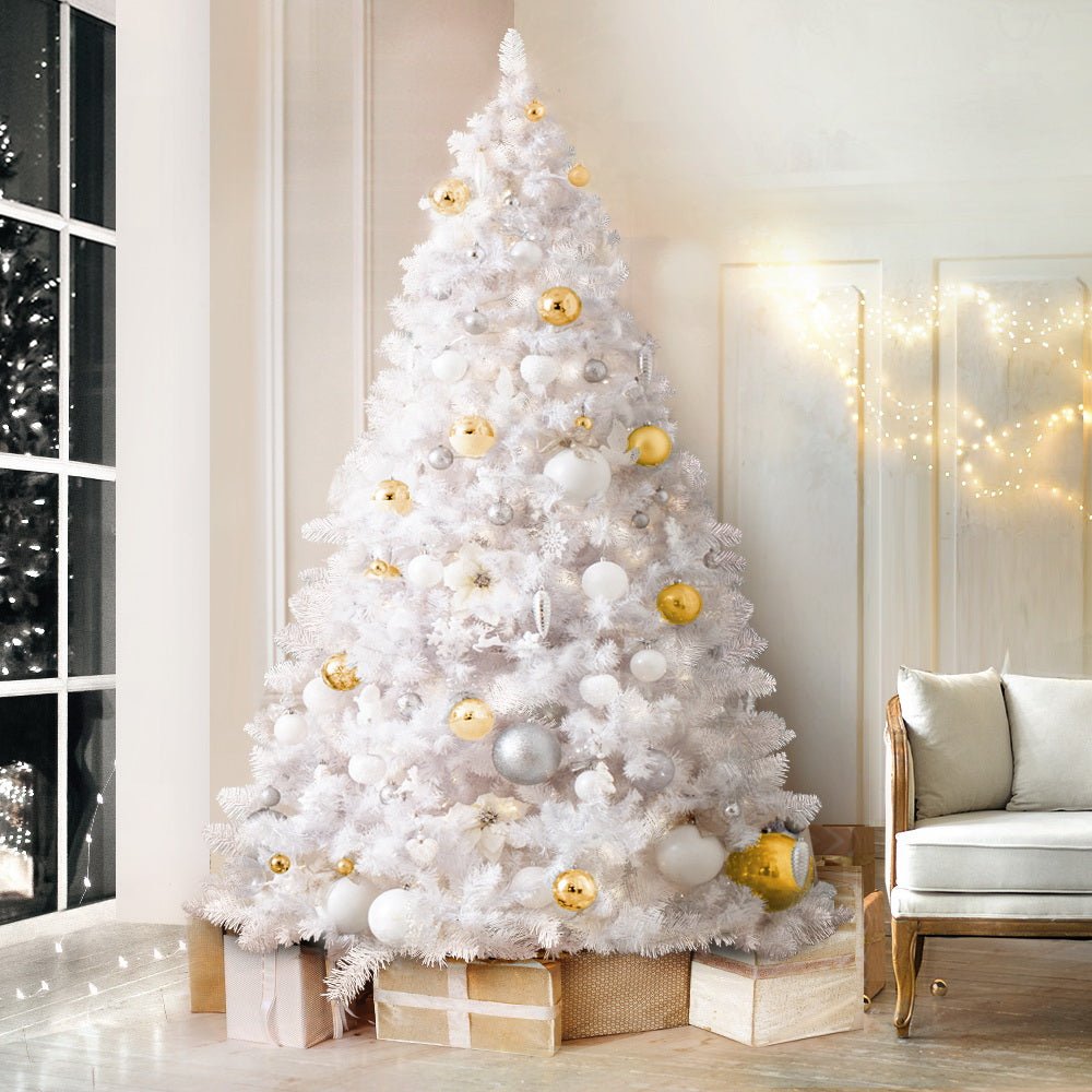 7FT / 2.1M Christmas Tree - 1000 Tips - Traditional Full Design - White - Rivercity House & Home Co. (ABN 18 642 972 209) - Affordable Modern Furniture Australia