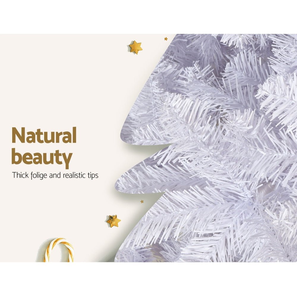 7FT / 2.1M Christmas Tree - 1000 Tips - Traditional Full Design - White - Rivercity House & Home Co. (ABN 18 642 972 209) - Affordable Modern Furniture Australia