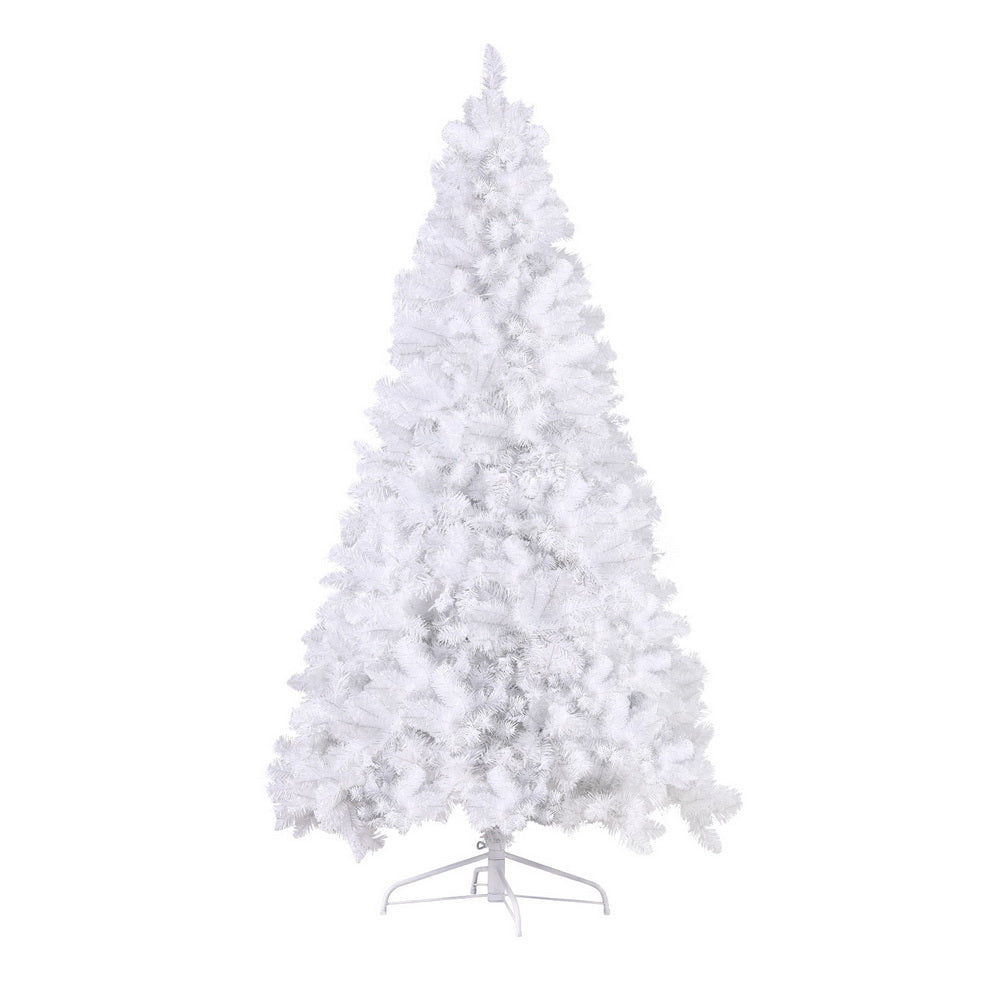7FT / 2.1M Christmas Tree - 1310 Tips - Pre-lit 450 RGB LED Lights - Multi-Colour Combinations & Remote Control - White - Occasions > Christmas > Christmas Trees - Rivercity House & Home Co. (ABN 18 642 972 209) - Affordable Modern Furniture Australia