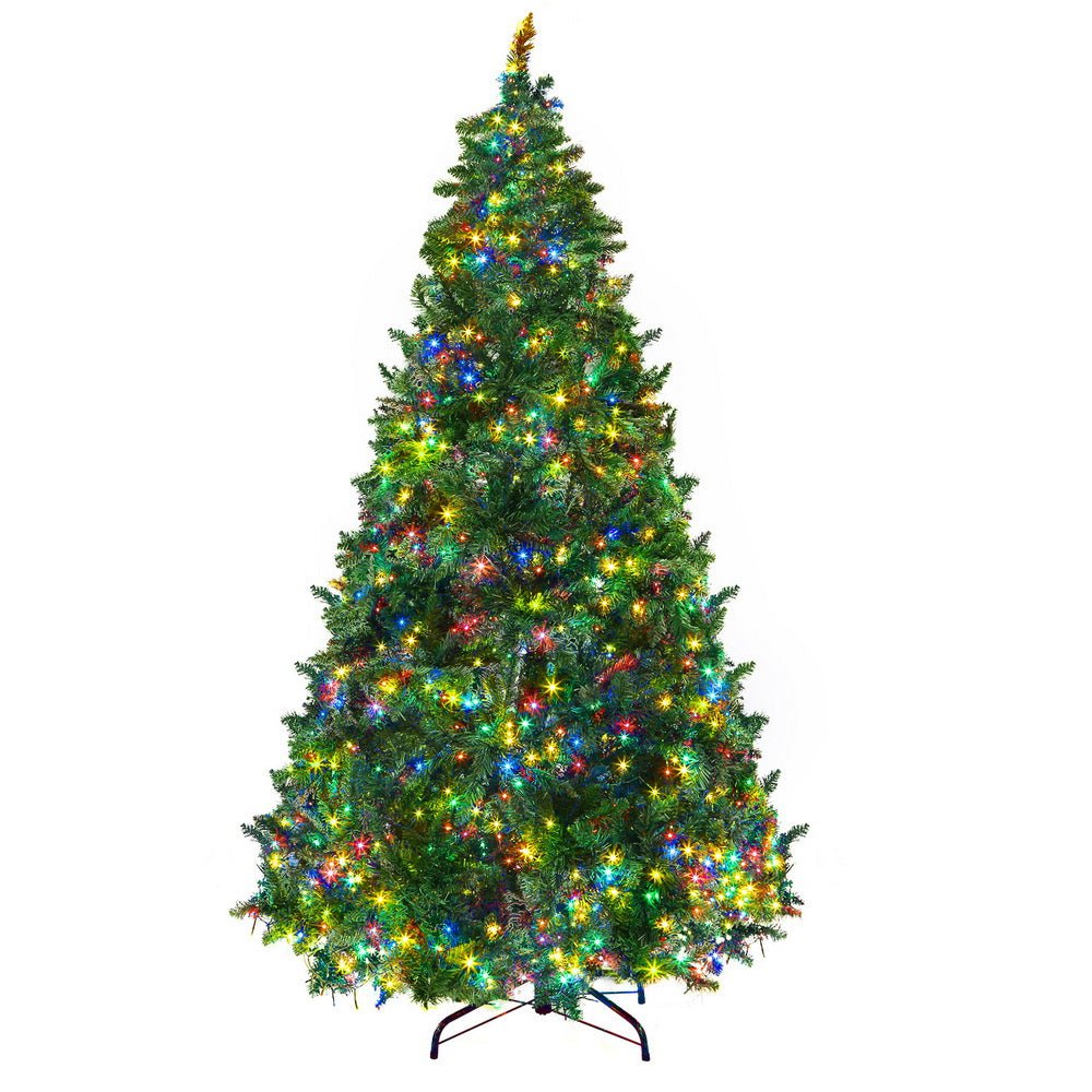 7FT / 2.1M Fir Christmas Tree - 1000 Tips - Pre-lit 1134 Multi-Colour LED Lights - 8 Light Modes - Green - Occasions > Christmas > Christmas Trees - Rivercity House & Home Co. (ABN 18 642 972 209) - Affordable Modern Furniture Australia