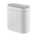7L Automatic Motion Sensor Trash Bin with Lid - White