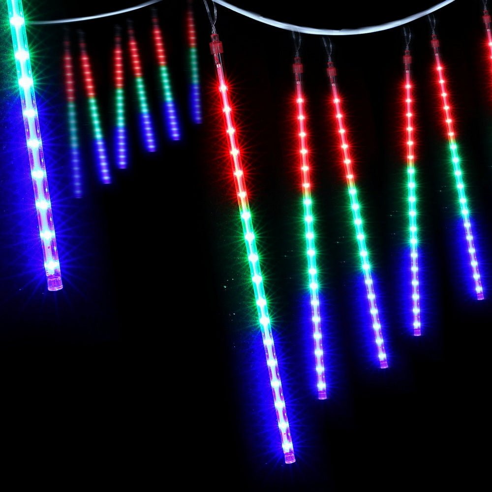 7M Christmas Lights Shower Light 288 LED Icicle Falling Metor - Occasions > Christmas > Outdoor Decorations & Lights - Rivercity House & Home Co. (ABN 18 642 972 209) - Affordable Modern Furniture Australia