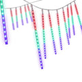 7M Christmas Icicle Shower Lights 288 LED Drops - Colourful