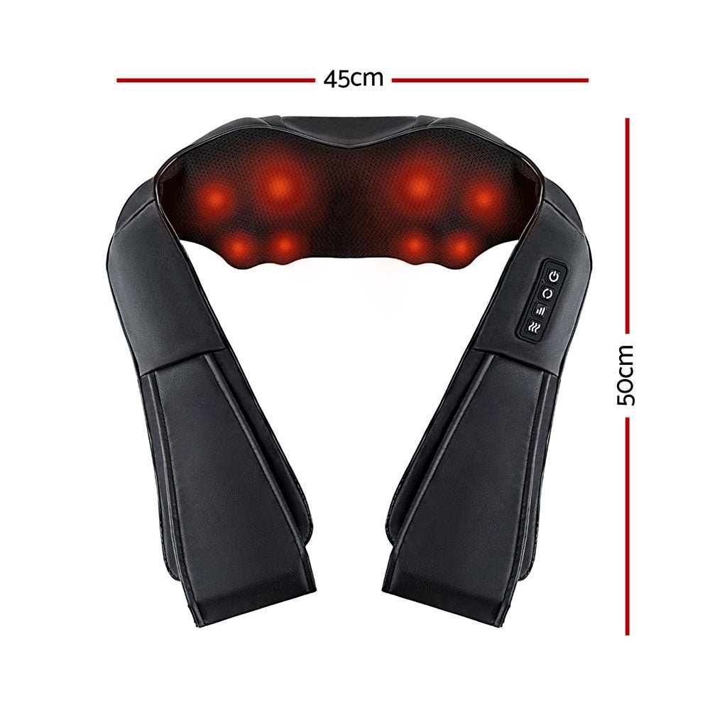 8 Massage Nodes Neck Massager Heated - Health & Beauty > Massage & Relaxation > Massagers - Rivercity House & Home Co. (ABN 18 642 972 209) - Affordable Modern Furniture Australia