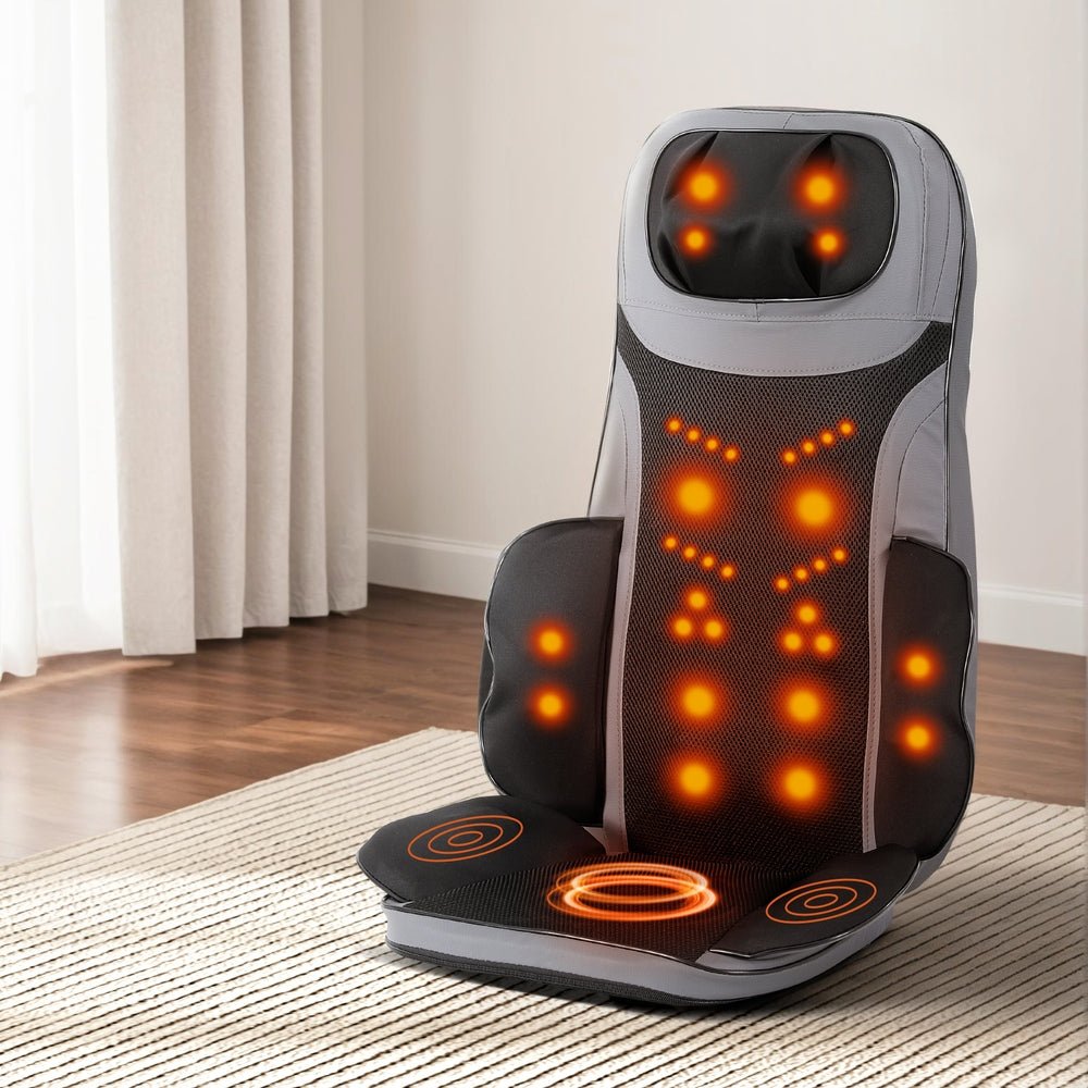 8 - nodes Full Back Massage Cushion Heating Massage Seats - Health & Beauty > Massage & Relaxation > Massagers - Rivercity House & Home Co. (ABN 18 642 972 209) - Affordable Modern Furniture Australia
