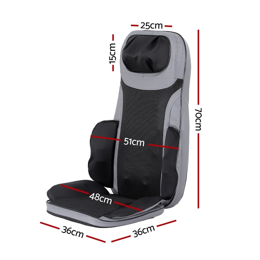8 - nodes Full Back Massage Cushion Heating Massage Seats - Health & Beauty > Massage & Relaxation > Massagers - Rivercity House & Home Co. (ABN 18 642 972 209) - Affordable Modern Furniture Australia