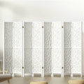 8-Panel 325x170cm Room Divider Screen - White Clover