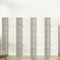8 Panel Room Divider Screen 353x179cm with Foldable Panels - Nova White