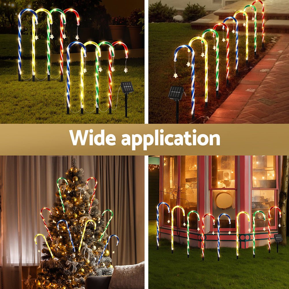 8 PCS Christmas Lights Path Ground Light Garden Decorations 72 LED - Occasions > Christmas > Outdoor Decorations & Lights - Rivercity House & Home Co. (ABN 18 642 972 209) - Affordable Modern Furniture Australia