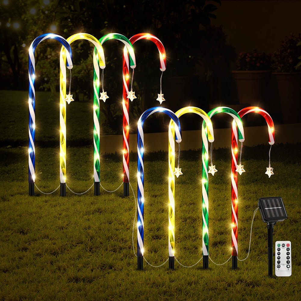 8 PCS Christmas Lights Path Ground Light Garden Decorations 72 LED - Occasions > Christmas > Outdoor Decorations & Lights - Rivercity House & Home Co. (ABN 18 642 972 209) - Affordable Modern Furniture Australia