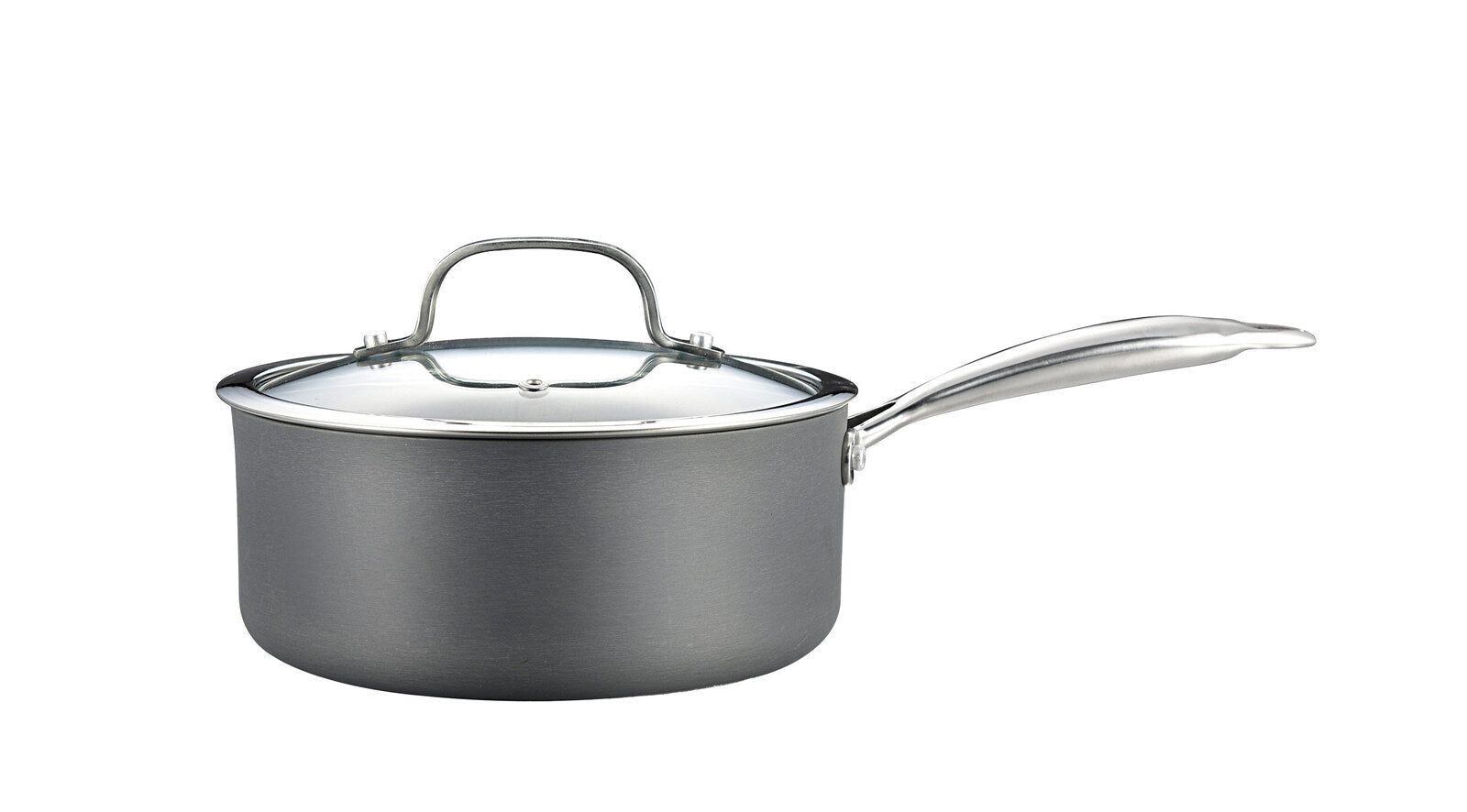 8 - Piece Cookware Set with Non - stick Coating and Glass Lids - Home & Garden > Kitchenware > Skillets & Frying Pans - Rivercity House & Home Co. (ABN 18 642 972 209) - Affordable Modern Furniture Australia