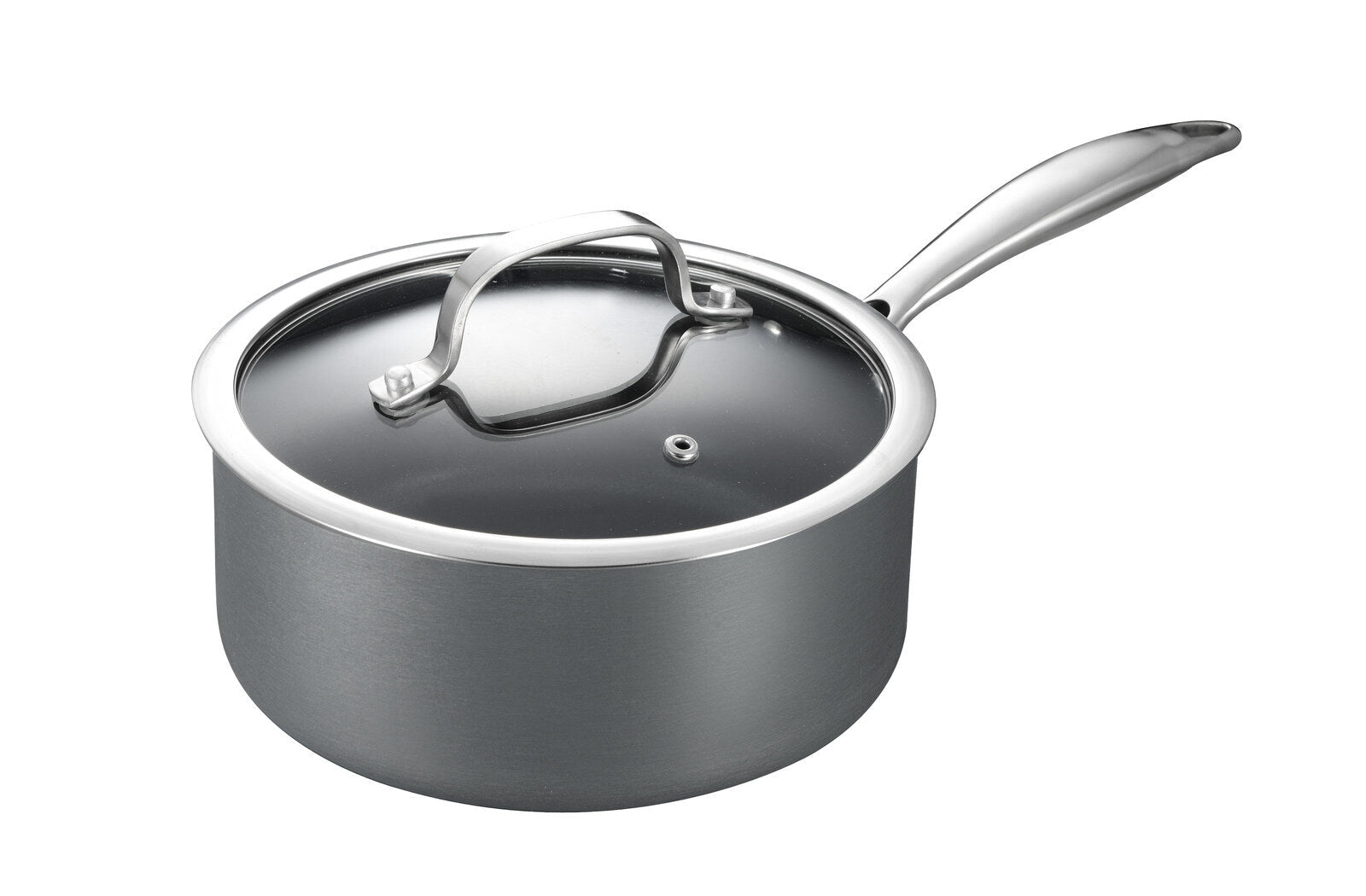 8 - Piece Cookware Set with Non - stick Coating and Glass Lids - Home & Garden > Kitchenware > Skillets & Frying Pans - Rivercity House & Home Co. (ABN 18 642 972 209) - Affordable Modern Furniture Australia